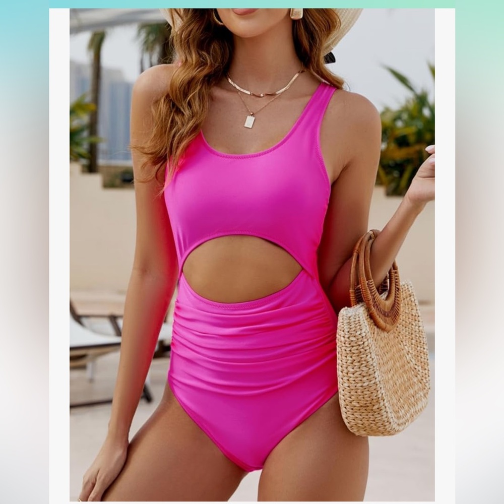 Women Tummy Control One Piece Swimsuit